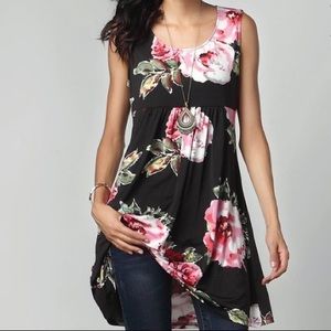 🌺Floral dress tunic- NWOT